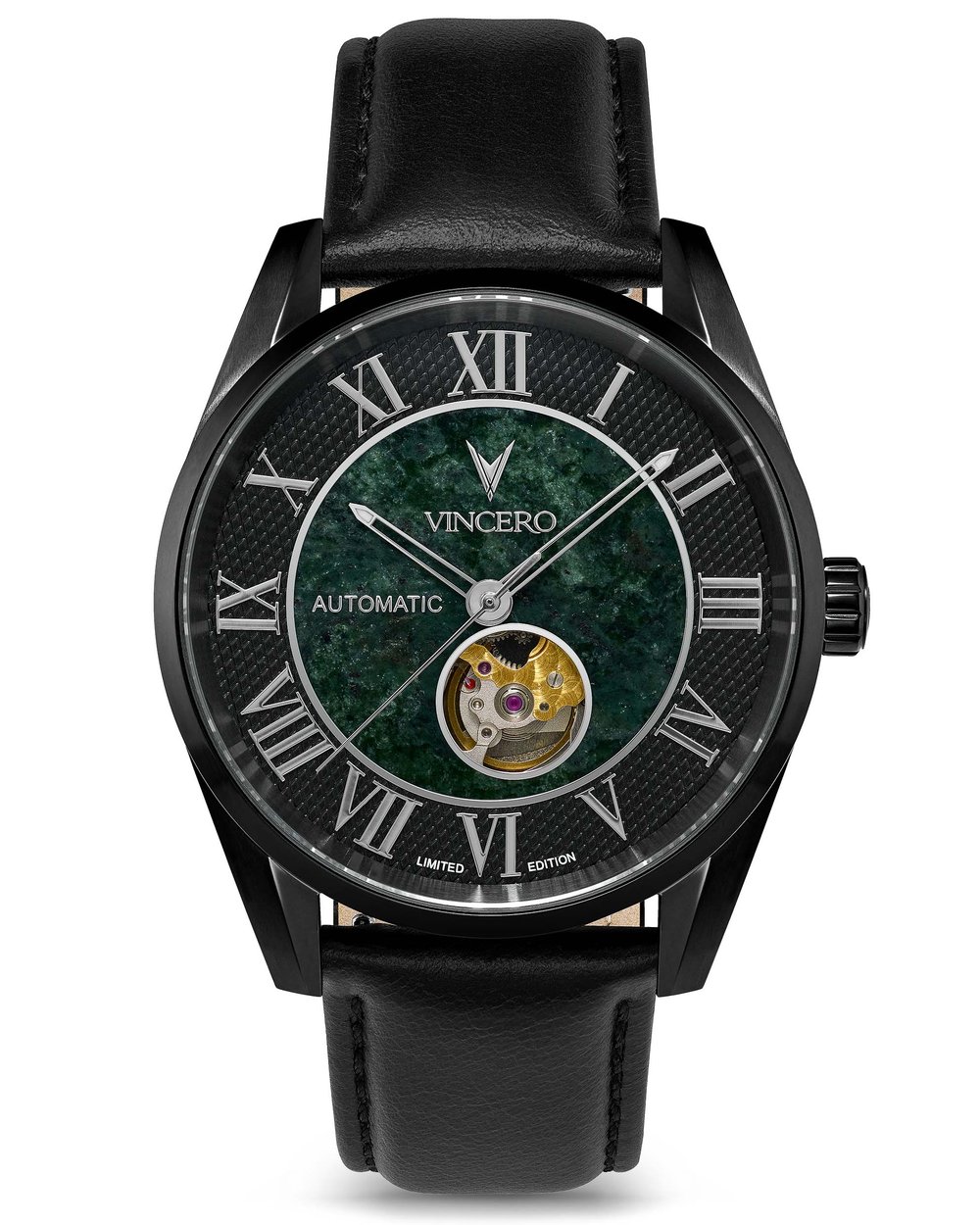 Marble Automatic - Black Verde Leather